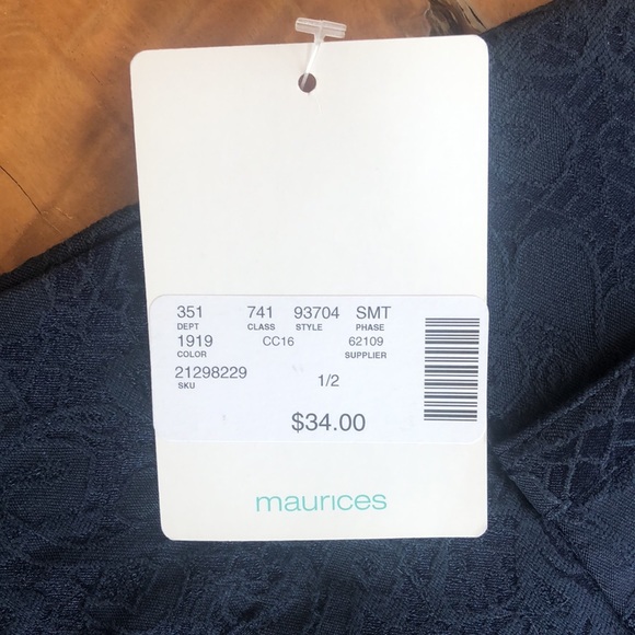 NWT Maurice’s Lace Detail Short - Picture 3 of 5